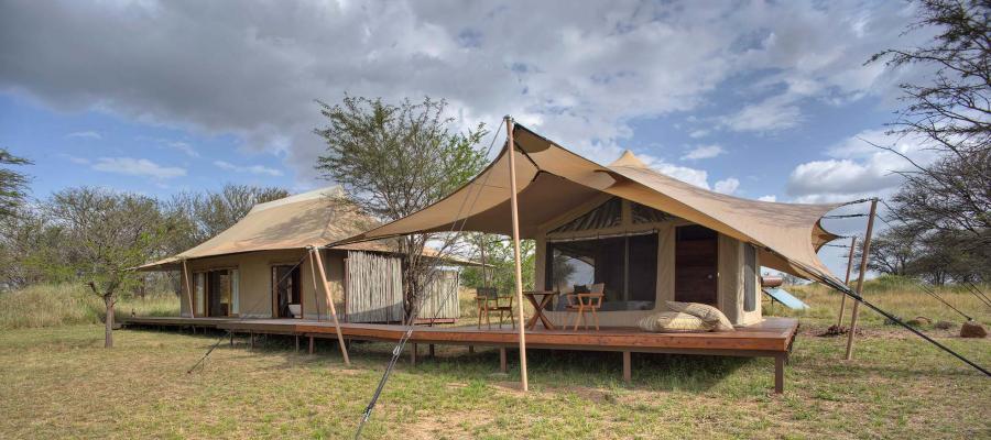 Sayari Exterior view of the family tent